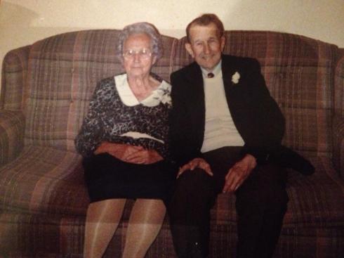 My great-grandparents on their 65th wedding anniversary
