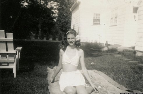 Young Sylvia Plath