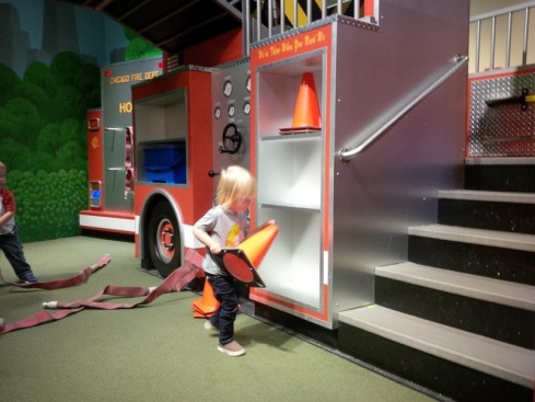 Theo playing at the Children's Museum. I think he was in heaven.